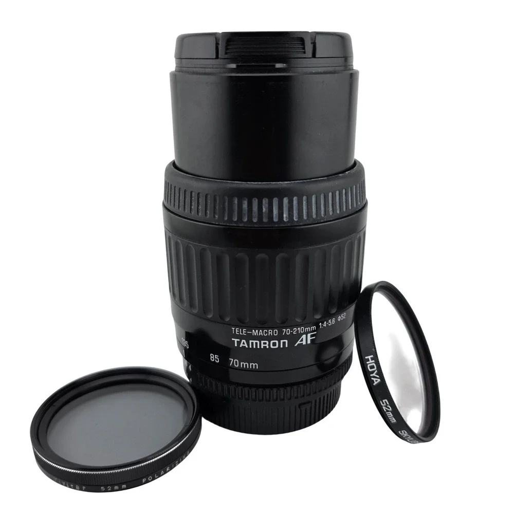 Tamron AF 70-210mm f/4-5.6 Tele-Macro Zoom +‎ Hoya & Vivitar Filters Japan Good